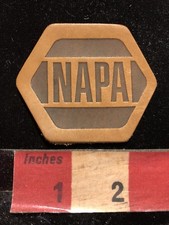 Circa 1990s Car Store NAPA AUTO PARTS Leather Advertising Patch 00N3