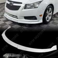 For 11-14 Chevy Cruze Painted White Front Bumper Lip Body Kit Spoiler Splitter