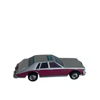Vtg Hot Wheels Silver Maroon Two Tone Cadillac Seville 1980 No. 1698 Hong Kong