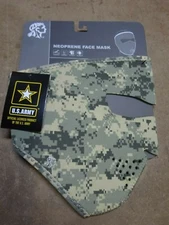 Zan HeadGear US ARMY Airborne Full Face Mask Neoprene ACU Camo Combat Digital OD