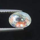 1.25 Cts_Loose Stone_100 % Natural Unheated RAINBOW Moonstone_Madagascar