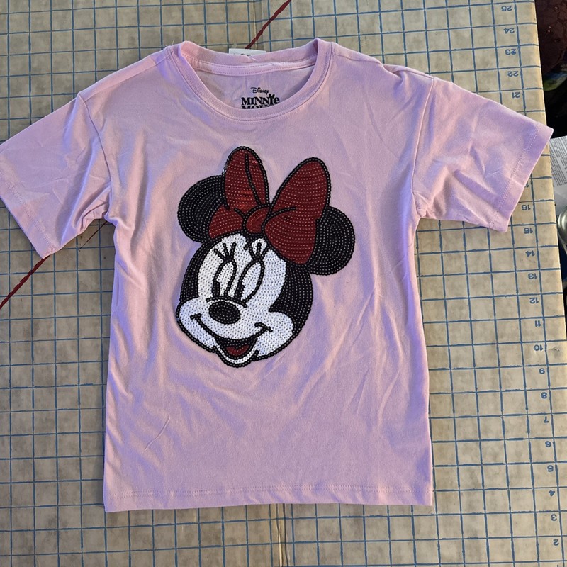 Sequin Minnie : Pink : T-shirt : 4/5 : Disney