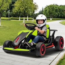 Electric Go Kart for Kids, 24V Battery Strong Motors High Speed 360  Drift Kart