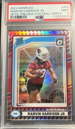 2024 Panini Donruss - Rated Rookie Marvin Harrison Jr. #393 Optic Preview...