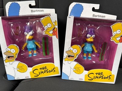(Two)  The Simpsons Bartman 2.5 inch Jakks Pacific TV Cartoon Figure