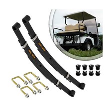 XUANYUDG0769 Heavy Duty 4-Leaf Golf Cart Rear Leaf Spring with Bushings and S...