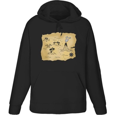 'Treasure Map' Adult Hoodie / Hooded Sweater (HO051521)