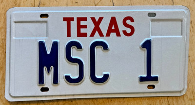 TXS VANITY LICENSE PLATE '' MSC 1 '' Motor MSC-1 Speed Controller SMOKE ALARM