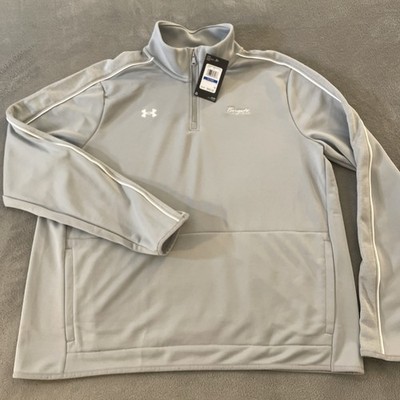 NEW Under Armour Command Warm Up 1/4 Quarter Zip Pullover Women's XL Small Logo