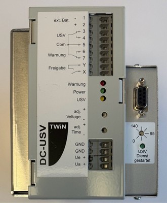 Konzept Energietechnik DC-USV-System / SEC 19,0V-26,5V DC / TWIN 2410 K34