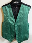 Men's Formal Vests- Fuchsia, Orange, Purple, Green & Silver - lot of 5 — photo 4