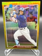 2020 Bowman Heritage - Chrome Prospects Wander Franco Gold Refractor /50 (RC)