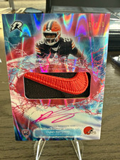 2025 Topps Resurgence Dylan Sampson RC RPA Nike Swoosh Auto 01/10 Browns
