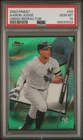 2020 Topps Finest Aaron Judge Green Refractor /99 PSA 10 Yankees  MVP