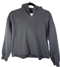 Abercrombie Fitch Women s Small Cropped Gray Hoodie From Soft As F Collection