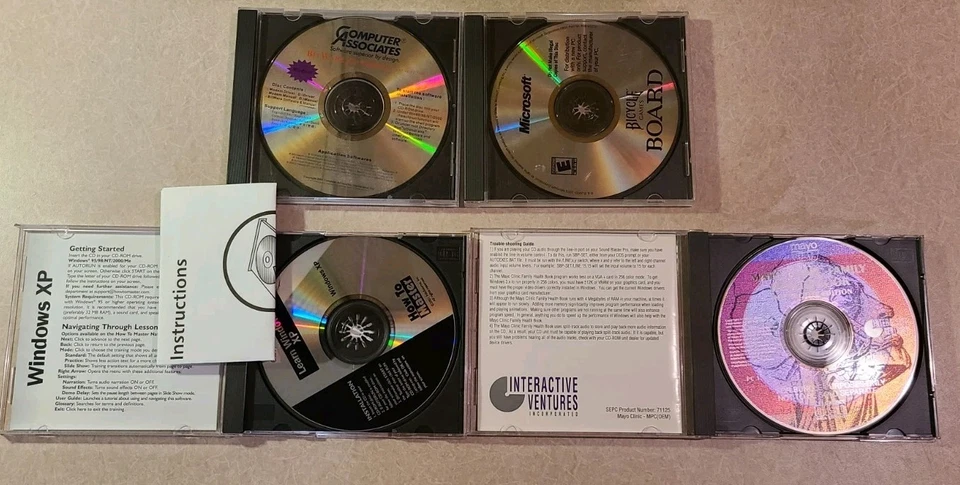 LOTE de software Microsoft Windows 98 NT XP disco de arranque fuentes de bitware Maxblast Prodigy Foto 4 de 4