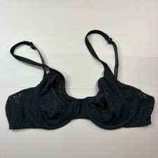 Vintage Warners Bra 38B Retro Black Unlined Underwire 01549