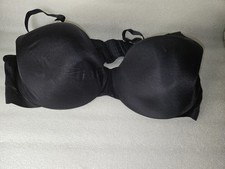 Vanity Fair Bra 44C Nearly Invisible Full Coverage Black NWT MSRP 40