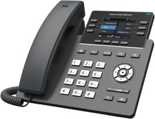 Grandstream GRP2613 Dual Port 2.8" IP Phone w/ 6 Lines  4 SIP Accounts - Black