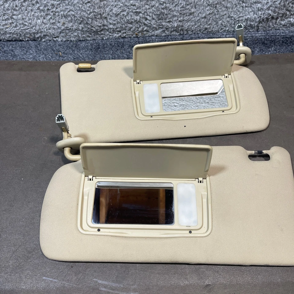 Juego de parasol para conductor y pasajero Acura TSX 2004-2008 beige diestro OEM Foto 3 de 4