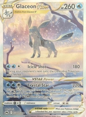 Crown Zenith Galarian Gallery Glaceon VSTAR