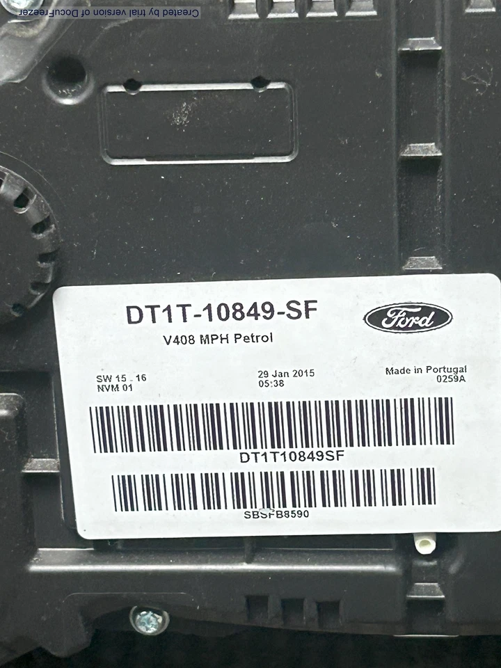 Fits 2014-2015 Ford Transit Connect Speedometer (miles n/a) OEM:DT1T10849SF Foto 3 de 4