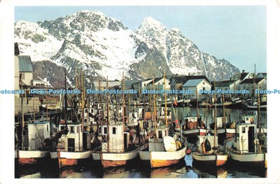 D253677 Norwegen Der Fischerort Henningsvaer Eberh B Oppi Mittet