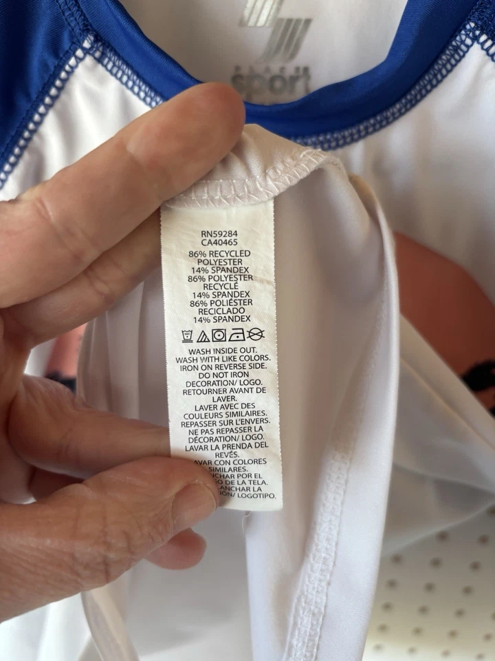 Camisa de natación corta The Childrens Place Rash Guard SLV para niños talla Lg 10/12 Foto 4 de 4