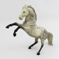 Cheval De Bataille Vintage Breyer King 1961-1967 Gris Brillant Appaloosa