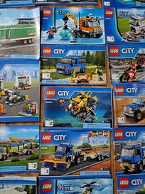 LEGO City Instruction Manuals Lot &ndash; 61 Books Total &ndash; Sets 60044 60122 60080 +...