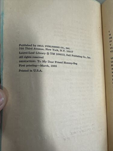 Dracula by Bram Stoker Paperback 1965 ***First Dell Printing*** - Foto 11 di 24