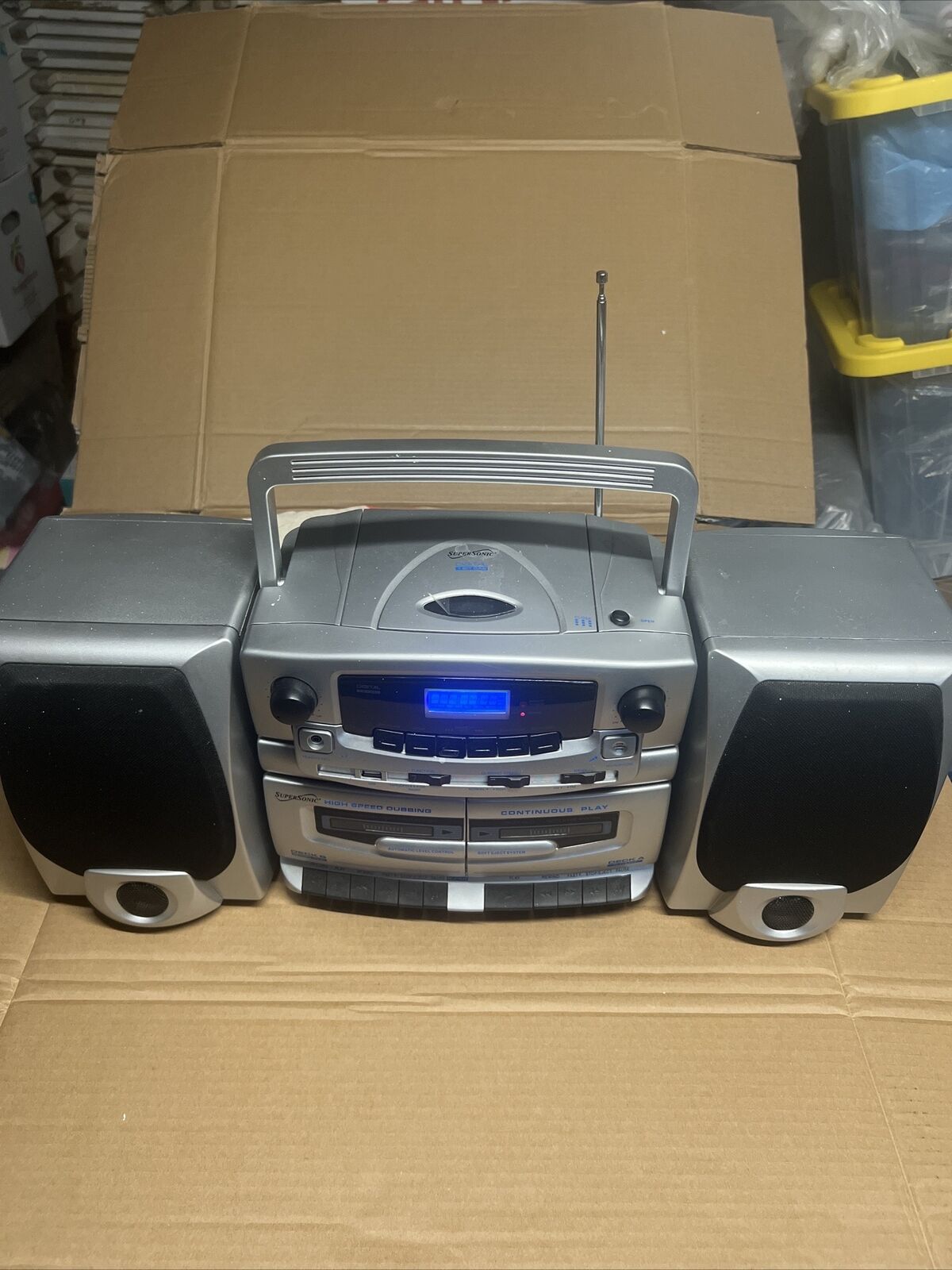 portable audio system With Box No Control