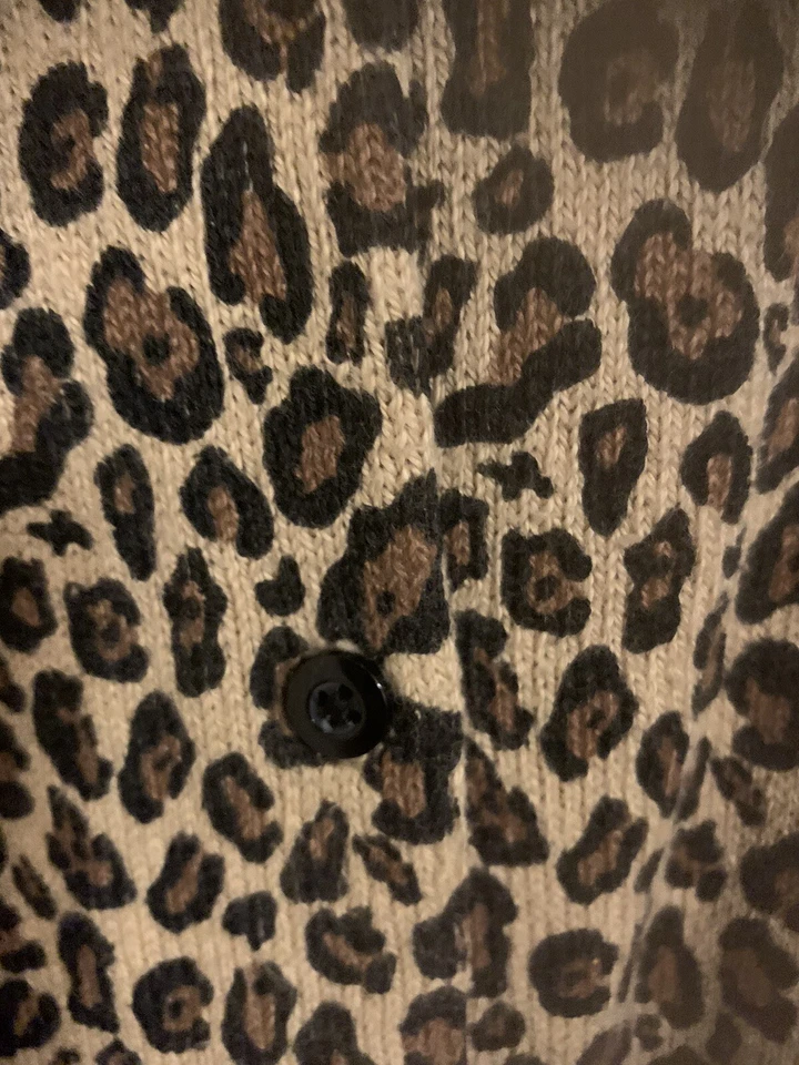 Cárdigan Suéter Gymboree GLAMOUR KITTY Leopardo Top Mamá GRANDE Foto 3 de 4