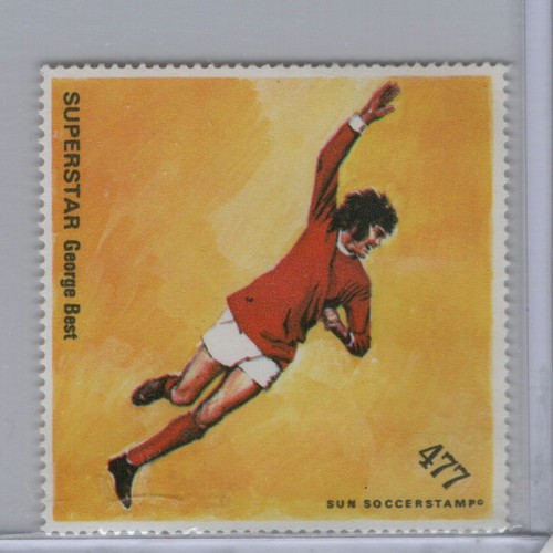 George Best 1971-72 The Sun Soccerstamp Superstar #477 Manchester United