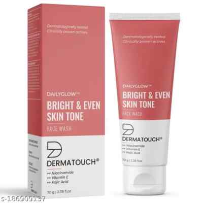 Dermatouch Bright & Even Tone with Vitamin E and Kojic Acid Face Wash