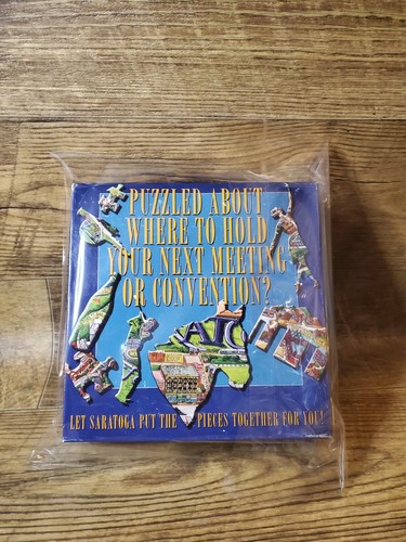 Vintage Saratoga Springs New York Jigsaw Puzzle. Belmont Saratoga New York. - Picture 8 of 8