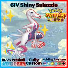 ✨Shiny Salazzle 6IV✨ Pokemon Scarlet & Violet  🚀Fast🚀