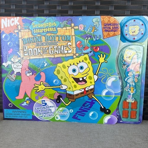 Spongebob Squarepants Bikini Bottom Electronic Book of Games 2004 Complete&Works
