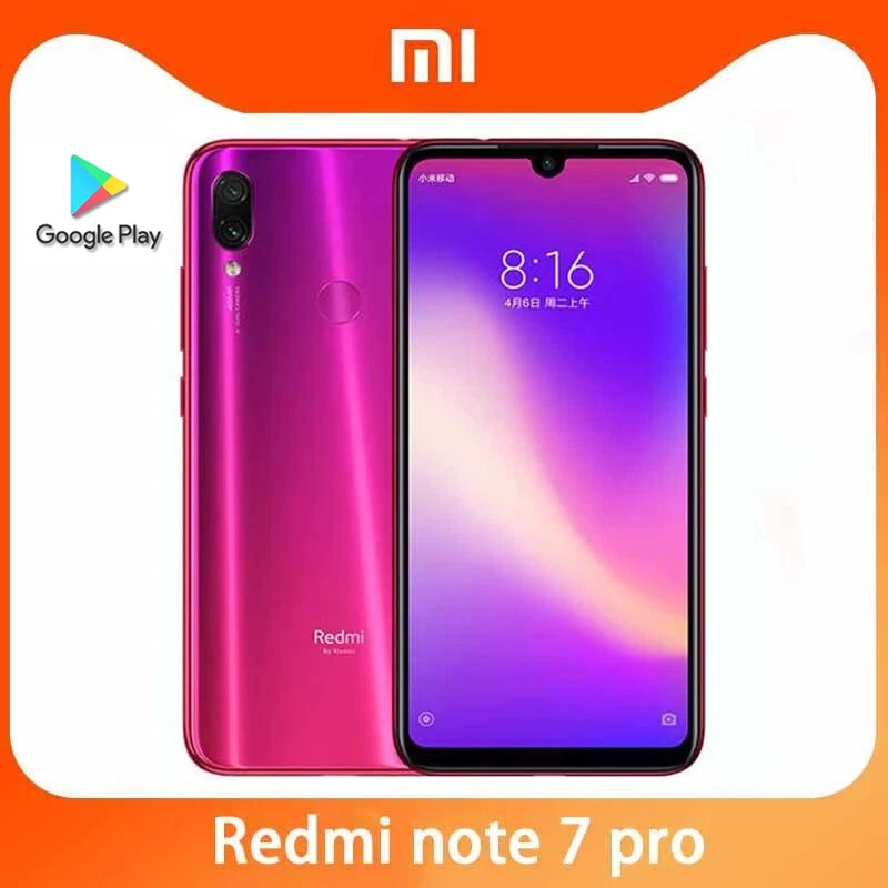 Xiaomi Redmi Note 7 Pro 6GB 128GB 64MP Dual Sim Global version Phone New Sealed