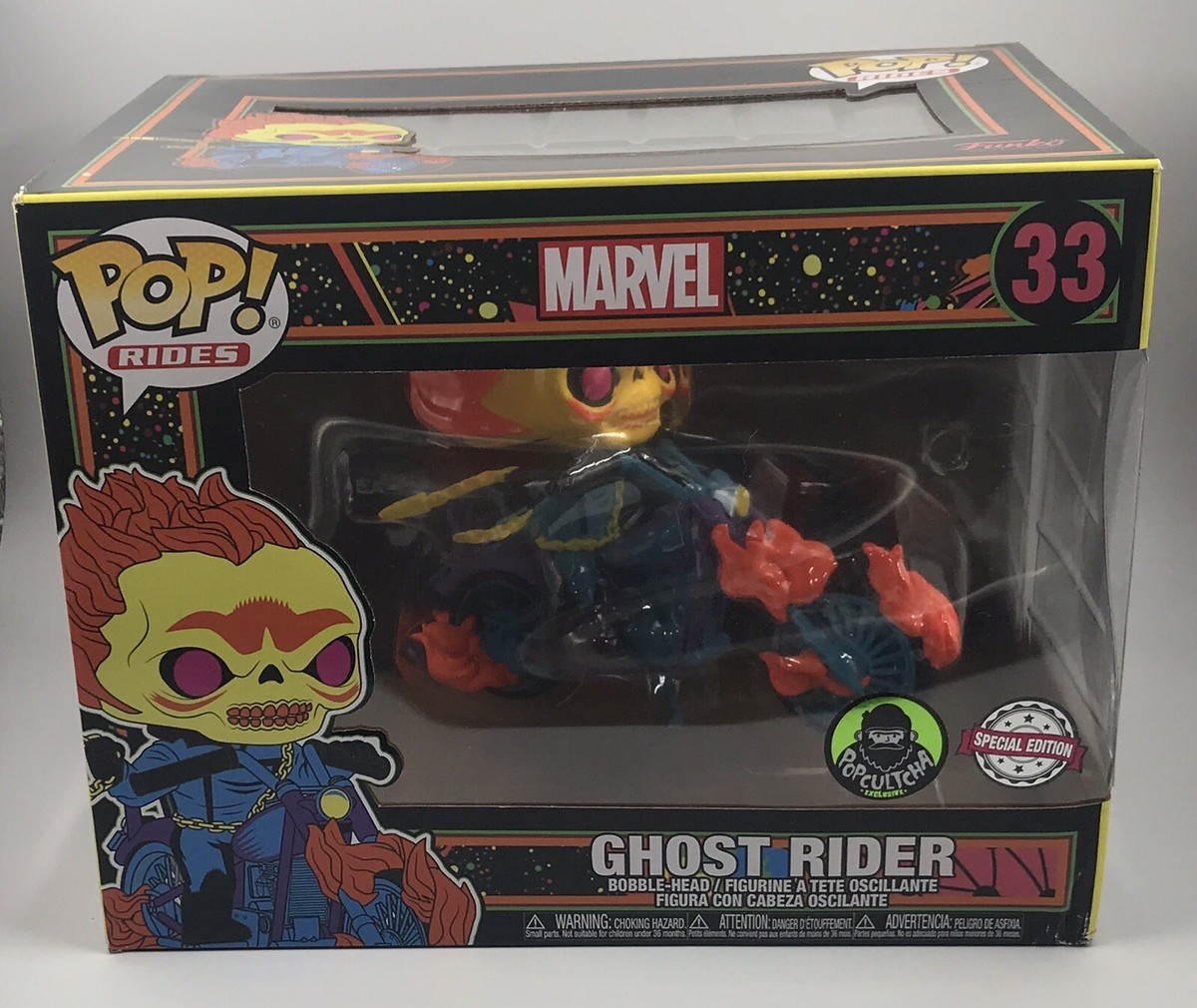 セールFUNKO POP! マーベル　ゴーストライダー　ブラックライト限定版 51GNuVUjJ5L._UF894,1000_QL80_.jpg
