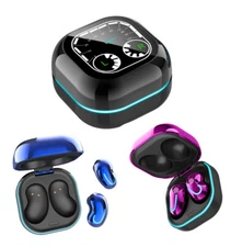 S6 SE TWS5.0 Bluetooth Headset With Breathing Light Display Mini Touch-headset