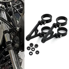 54mm Motorcycle Aluminum Headlight Mount Bracket Front Fork Ear Head Lamp Holder