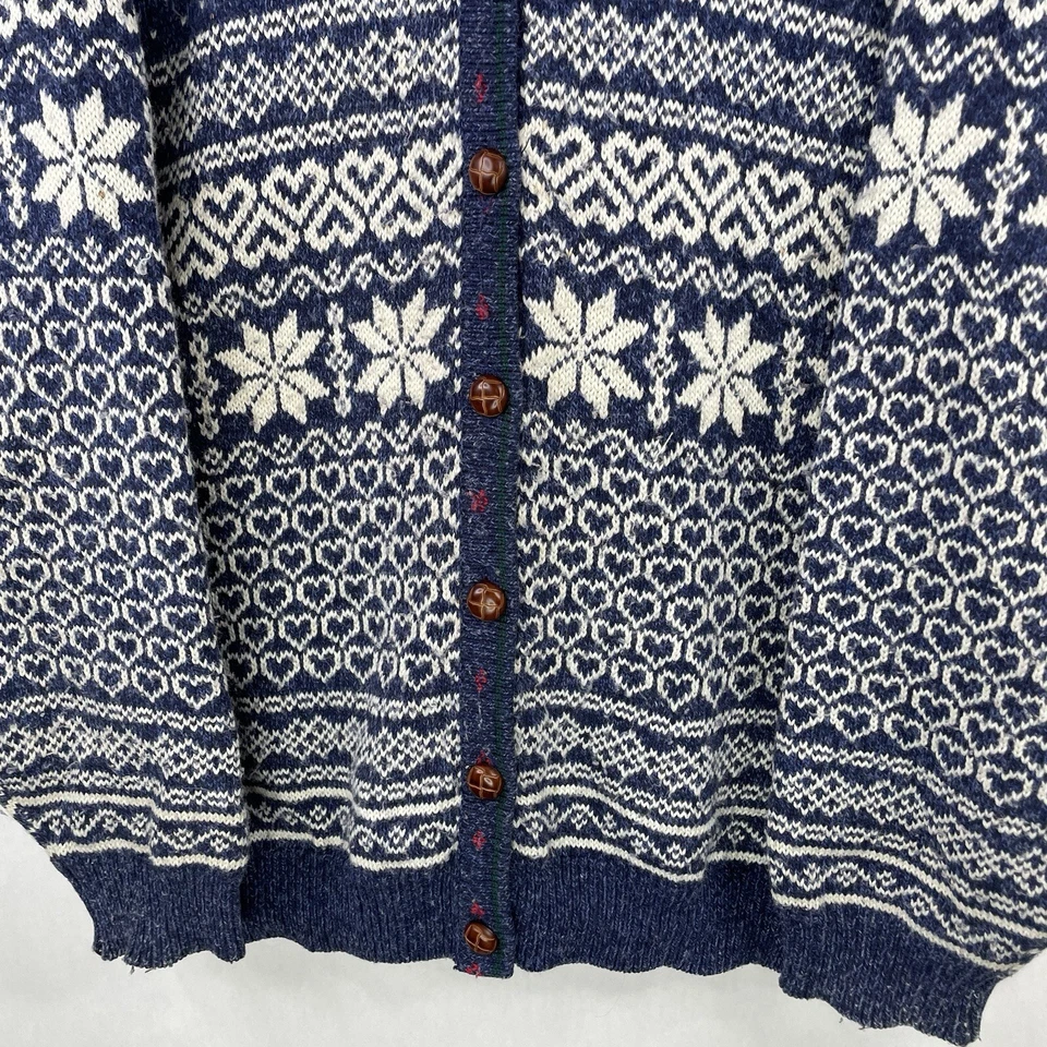 VTG 90s Northern Reflections Fair Isles Nordic Icelandic Ski Winter cardigan XL - Image 4 of 4