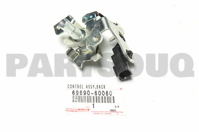 6969060060 Genuine Toyota CONTROL ASSY, BACK DOOR REMOTE 69690