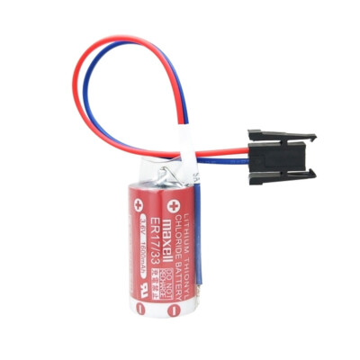 New Battery für Maxell ER17/33 2/3A 3.6V 1600mAh Batterie mit Black Plug