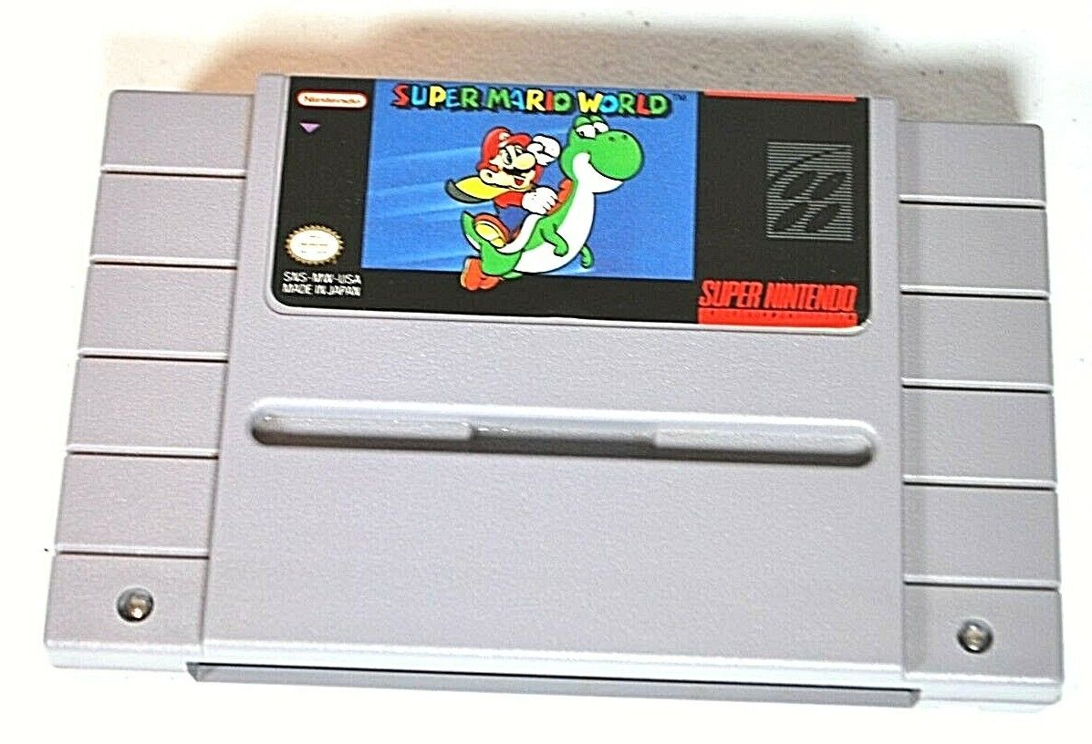 Super Mario World — SNES Super Nintendo Authentic Original Game 71436027282