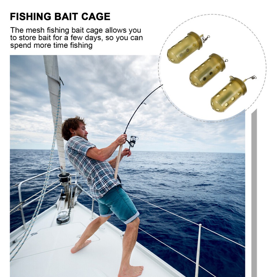 Fishing Lure Tackle Cage Outdoor Bait Carp Cage Fishing Lure Cage eBay