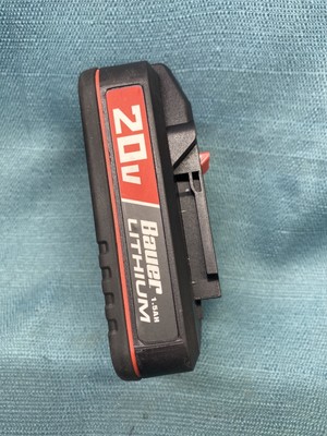 Bauer Model 1701c B 20v Hypermax Lithium Ion Compact Battery 1 5ah 792363635301 Ebay