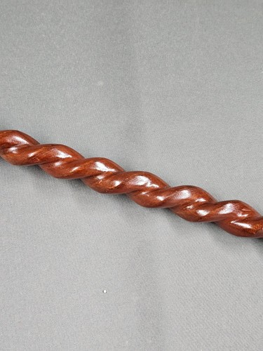 Holz Gehstock Walking Stick 96 cm Spazierstock gewendelt Kaiser Wilhelm - Bild 9 von 15