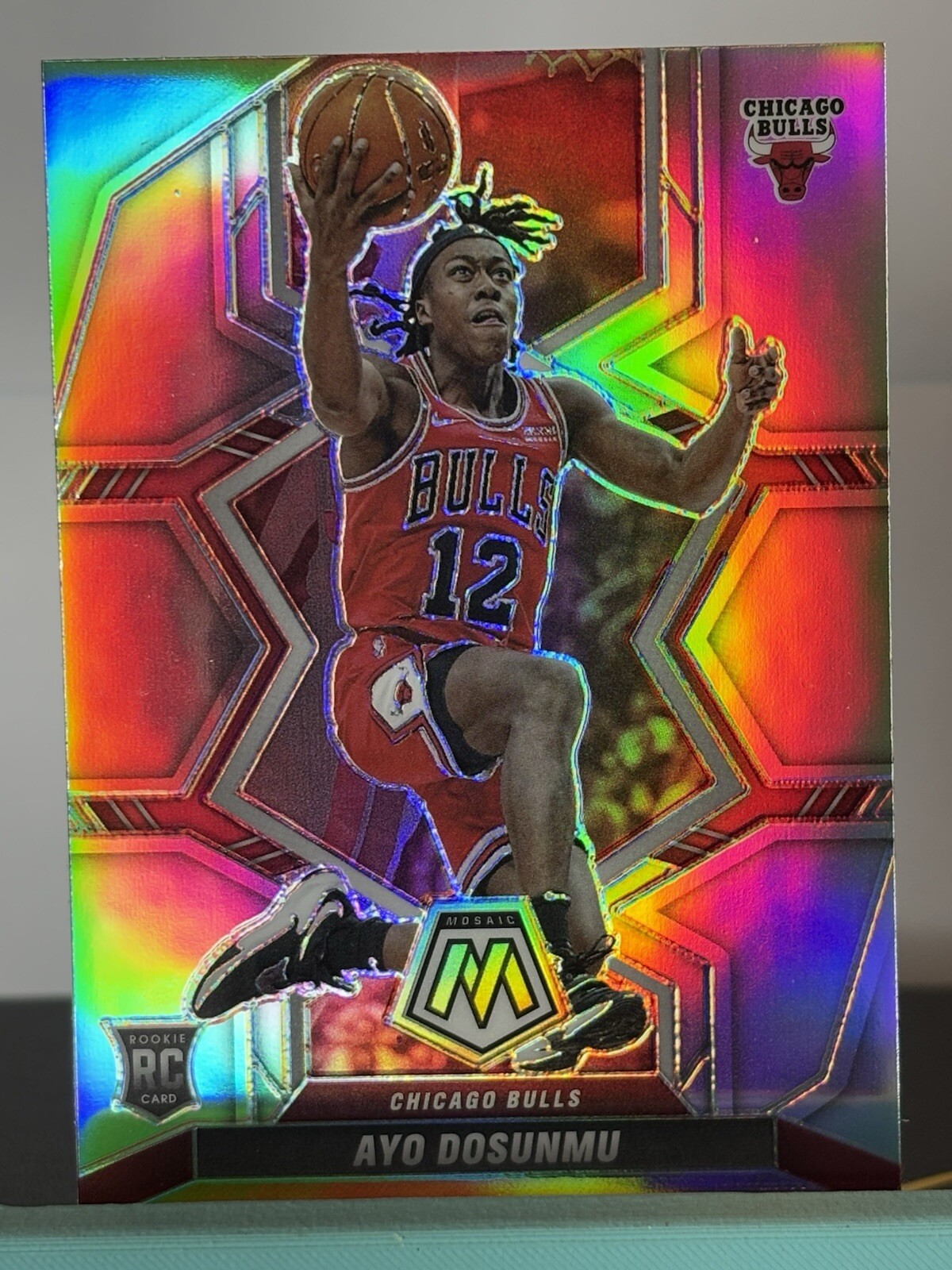 2021-22 Panini Mosaic - Rookies Silver Prizm #233 Ayo Dosunmu (RC)